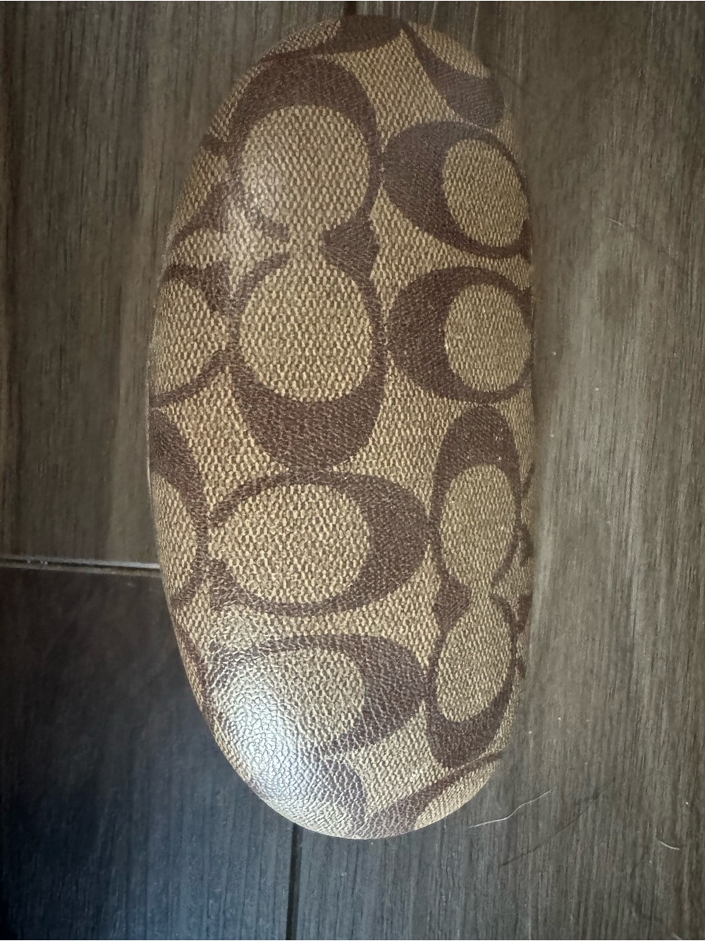 Coach Brown Signature 'C' Pattern Sunglasses with Case my